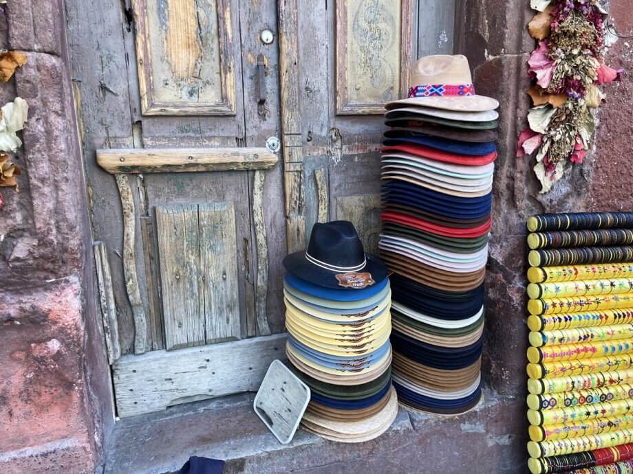 Hat Seller on the Streets of San Miguel de Allende