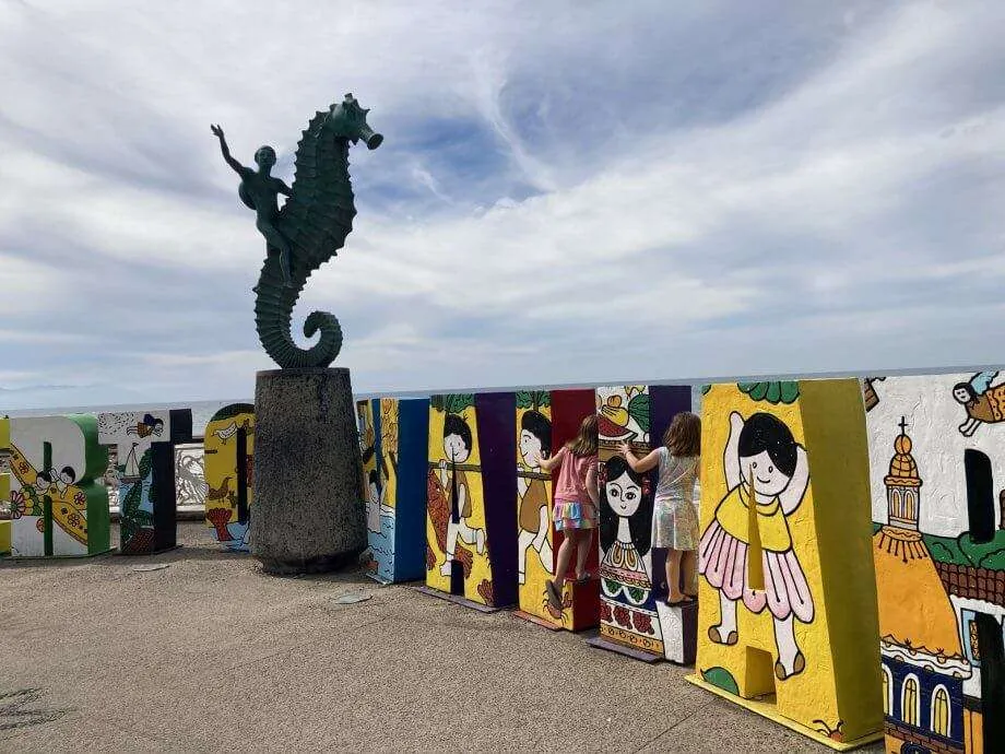 Malecon in Puerto Vallarta with Kids