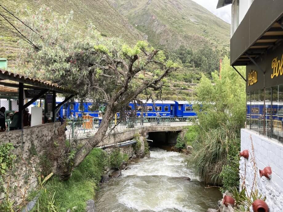 Train Station in Ollantaytambo, Peru