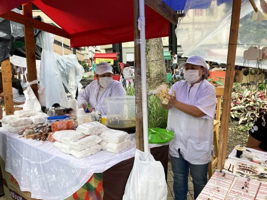 Sweet Treat in the Parque de Bolivar Market